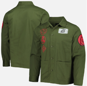 Naruto Chores Olive Jacket M